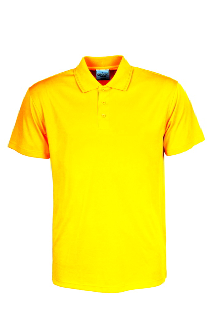 yellow. 160gsm Breezeway polo 100% breezeway  polyester, Micromesh fabric designed to be quick dry with sun protection and Anti-Bacterial treatment Breezeway technology draws moisture away from the body and maximizes the air ventilation’ always keeps you dry and fresh.